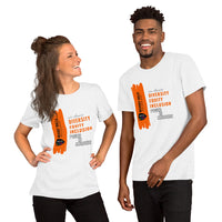 White Short-Sleeve Unisex T-Shirt - National Bullying Prevention Month and Unity Day