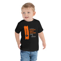 Black Toddler Short Sleeve Tee - National Bullying Prevention Month and Unity Day
