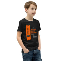 Black Youth Short Sleeve T-Shirt - National Bullying Prevention Month and Unity Day