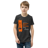 Dark Grey Youth Short Sleeve T-Shirt - National Bullying Prevention Month and Unity Day