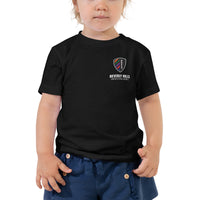 BHUSD Sm Logo Black Toddler Short Sleeve Tee