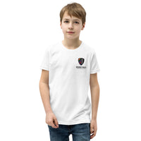 BHUSD Sm Logo White Youth Short Sleeve T-Shirt