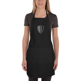 BHUSD Black Embroidered Apron