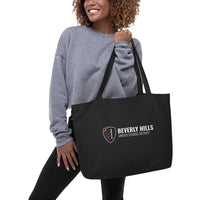 BHUSD Shield Back and Front Large Organic Tote Bag