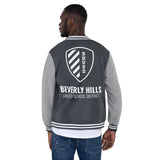 BHUSD White Shield Men's Letterman Jacket