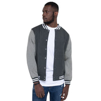 BHUSD White Shield Men's Letterman Jacket