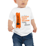 White Baby Jersey Short Sleeve Tee - National Bullying Prevention Month and Unity Day